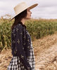 Vintage The Great. The Petal Bobble Cardigan - Navy Sky - Thumbnail 4