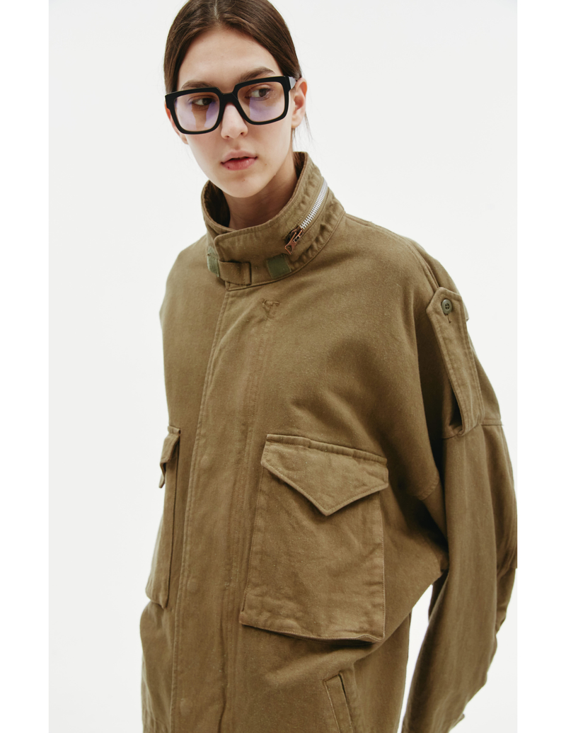 Doublet Silk Twill Military jacket | Garmentory