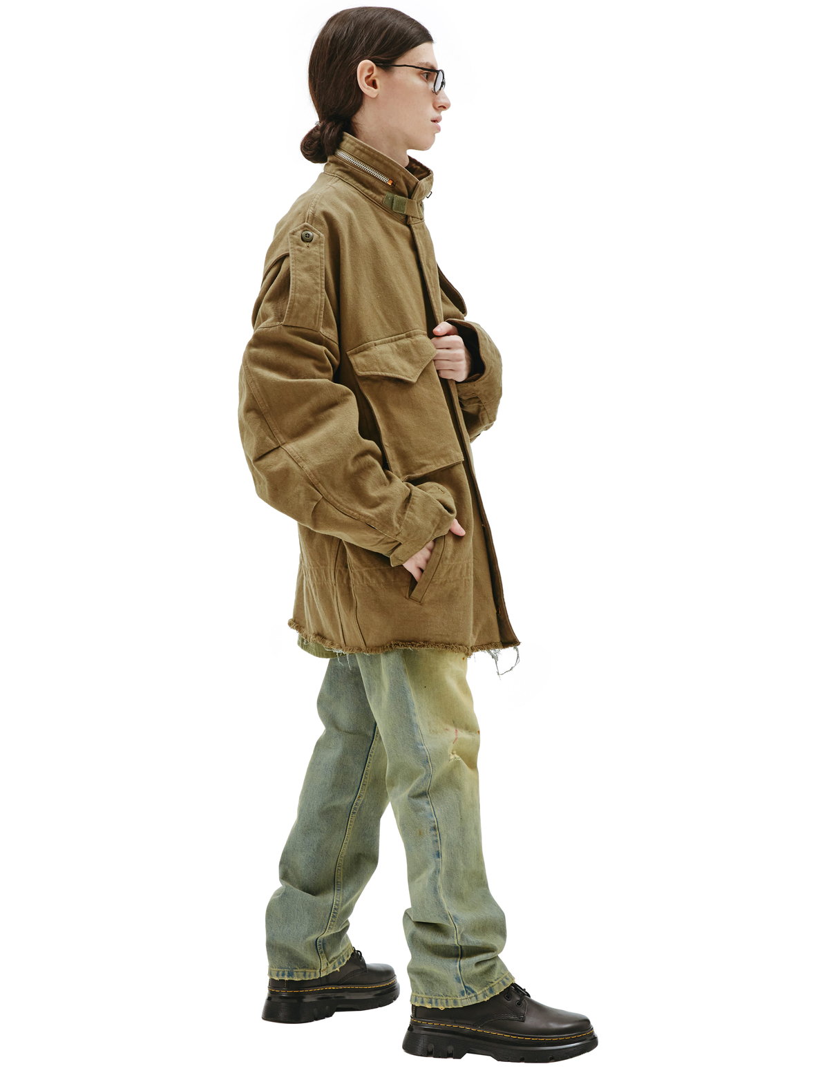 Doublet Silk Twill Military jacket | Garmentory