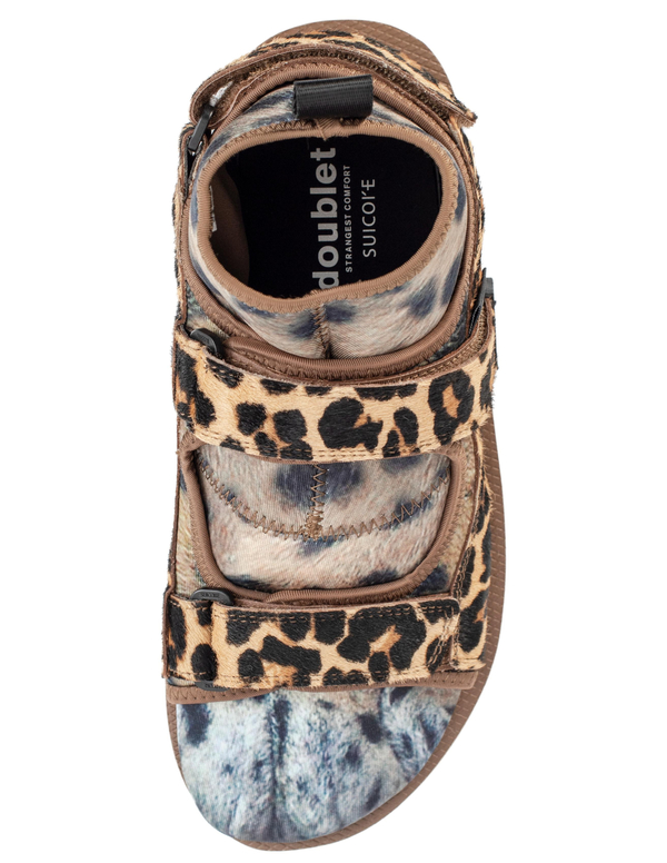 Doublet x Suicoke Animal foot Sandals - Leopard | Garmentory