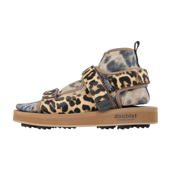 Doublet x Suicoke Animal foot Sandals - Leopard | Garmentory