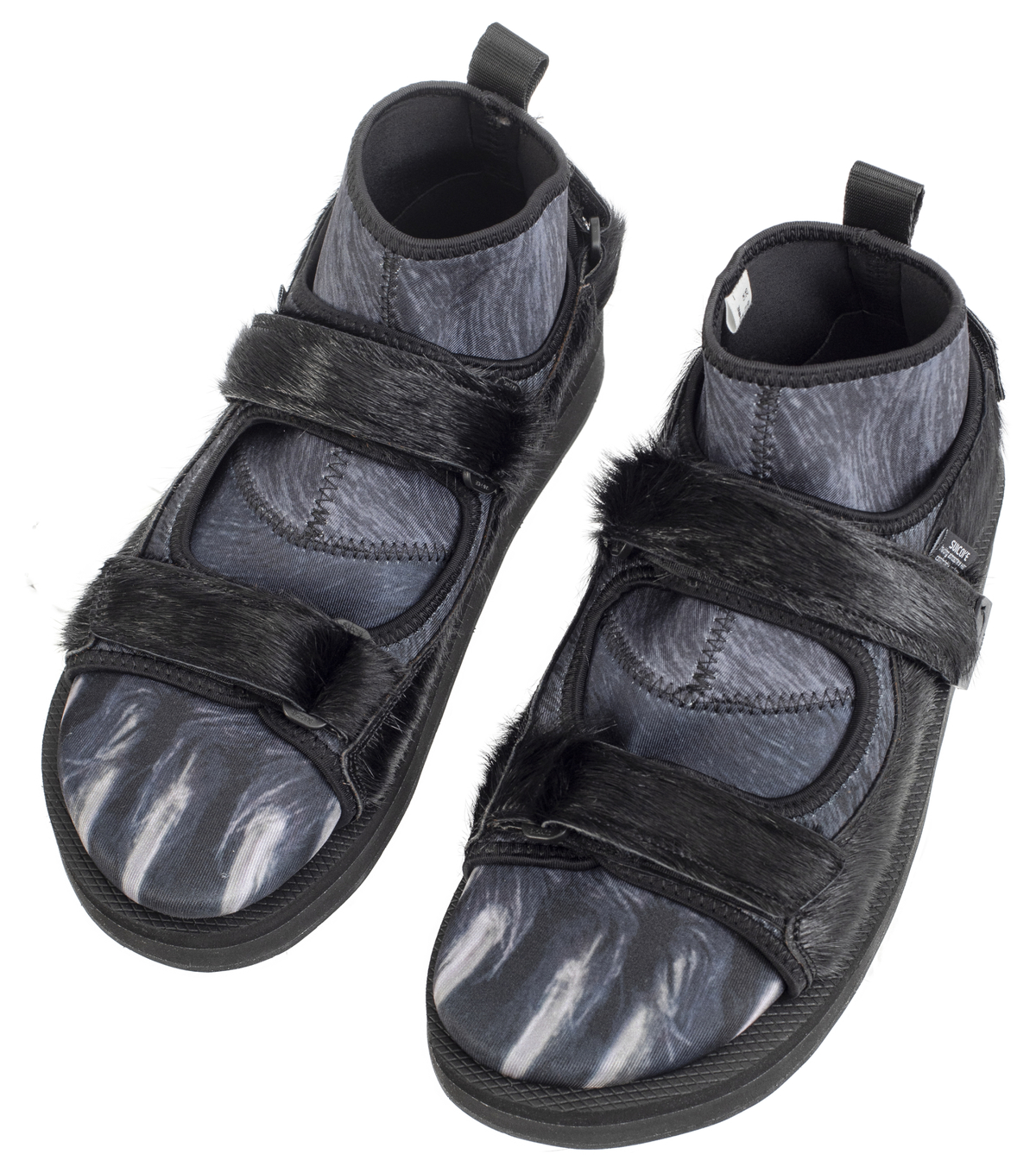 Doublet x Suicoke Animal foot Bear Sandals - black | Garmentory