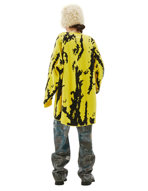 Doublet Banana Jacquard Sweater - YELLOW | Garmentory