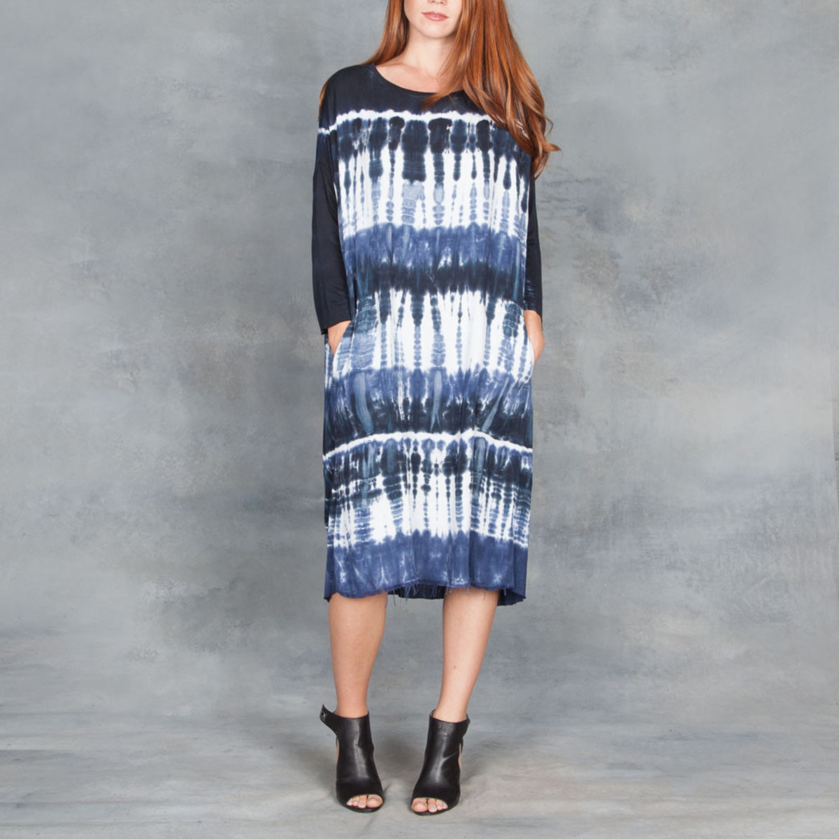 Raquel Allegra Cocoon Dress Twill Jersey | Garmentory Raquel Allegra Cocoon Dress Twill Jersey | Garmentory