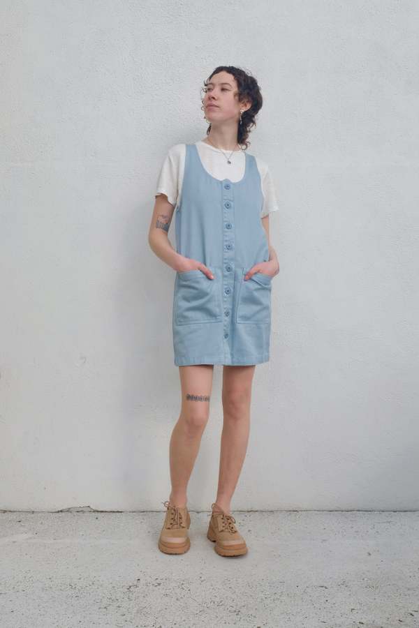blue green floral dress This Changes Things Green & Blue Floral Cotton Tie-Back Keyhole Maxi Dress main image 1