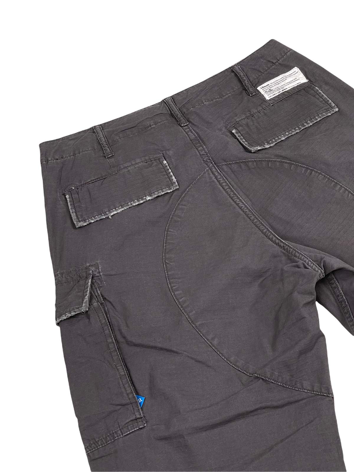 Liberaiders REPAIRED RIPSTOP PANTS - black | Garmentory