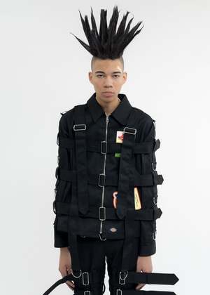 KIDILL Dickies Chaos Bondage Jacket - Black | Garmentory