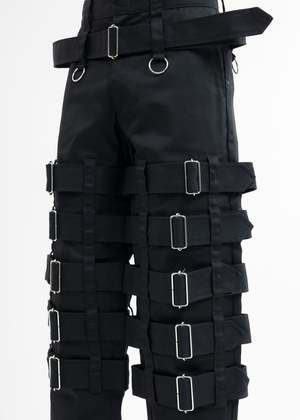 KIDILL Dickies Chaos Bondage Pants - Black | Garmentory