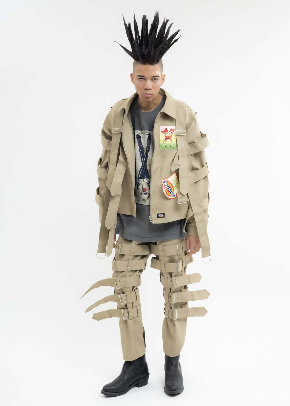 ジャケット・アウター KIDILL Dickies Chaos Bondage Jacket 46 Black KIDILL × Dickies Chaos Bondage Pants – 017 Shop