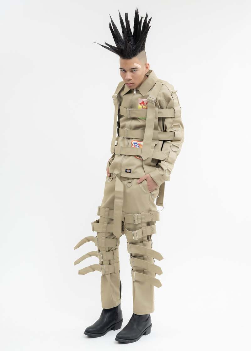 KIDILL × Dickies Chaos Bondage Pants - Khaki | Garmentory