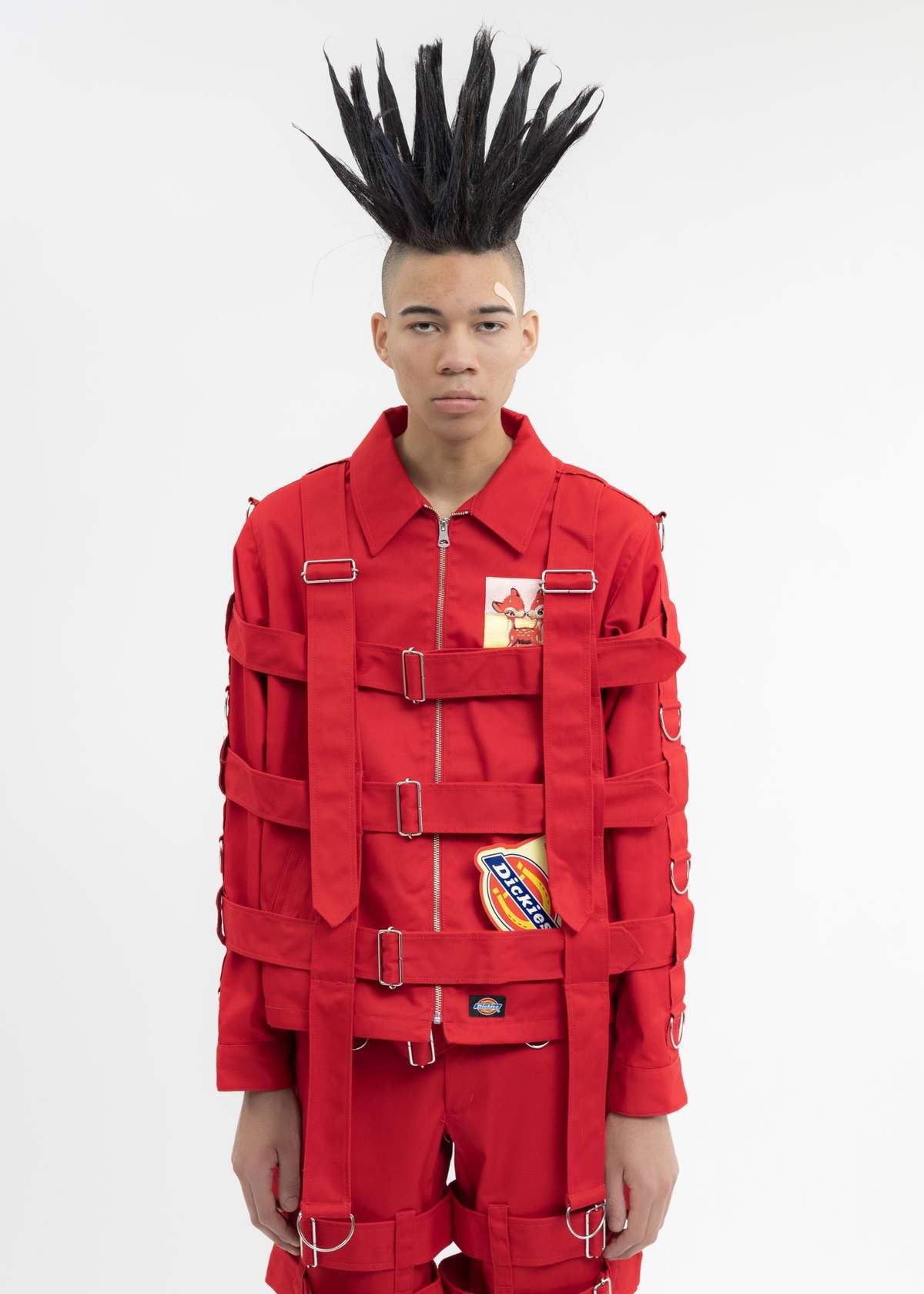 KIDILL × Dickies Chaos Bondage Jacket - Red | Garmentory