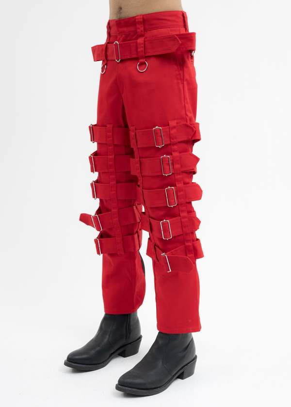 KIDILL × Dickies Chaos Bondage Pants - Red | Garmentory