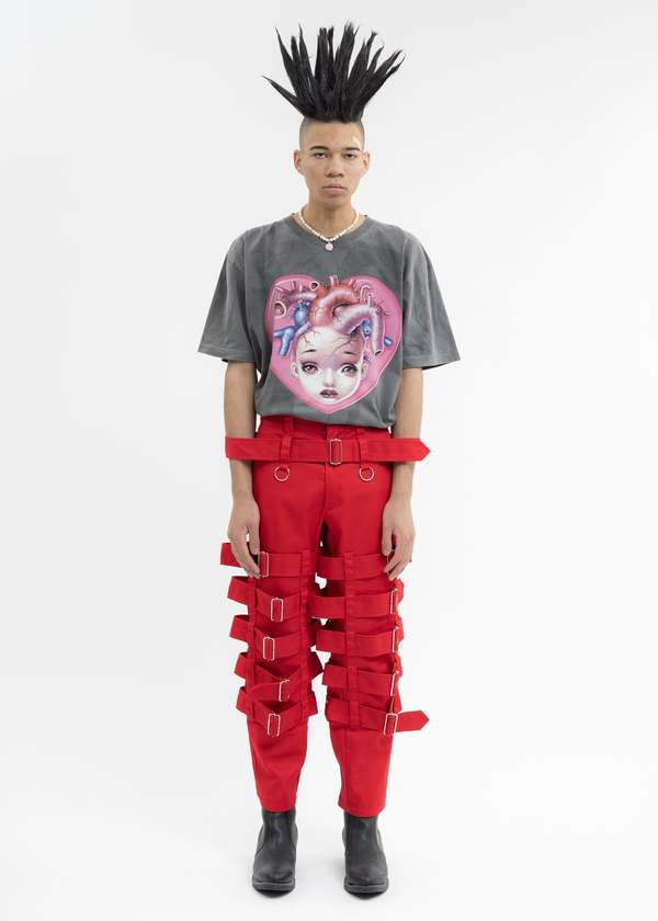 KIDILL × Dickies Chaos Bondage Pants - Red | Garmentory