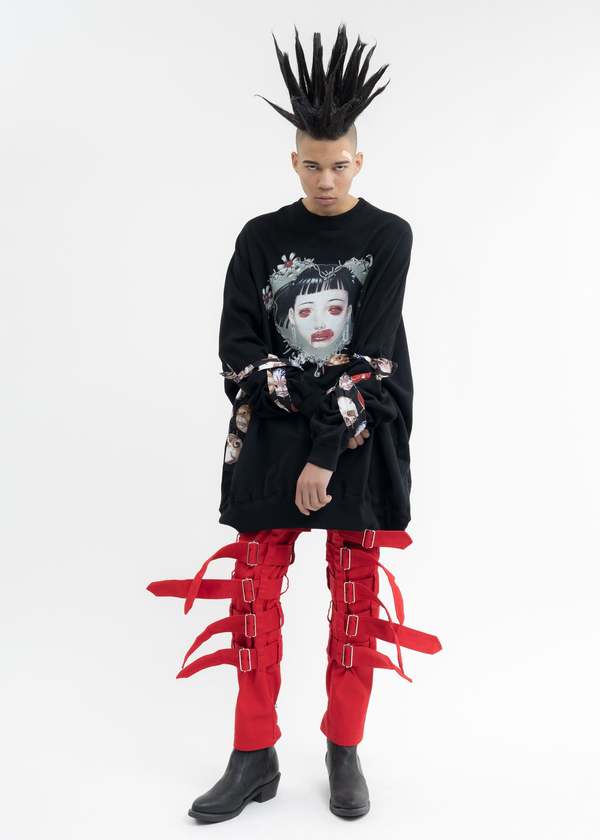 KIDILL × Dickies Chaos Bondage Pants - Red | Garmentory