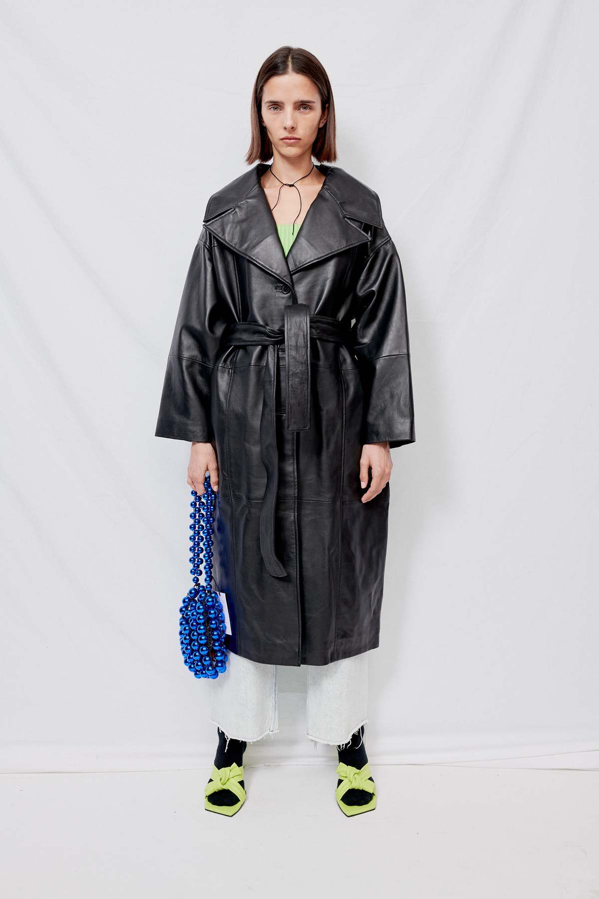 DEADWOOD Leather Olga Coat - Image 1 of 10