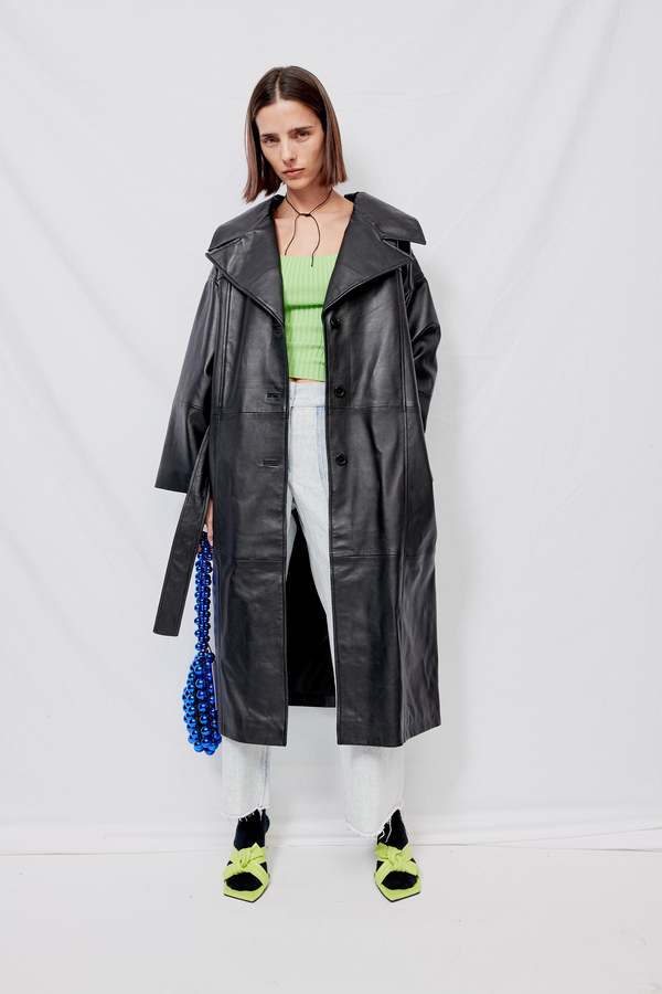 DEADWOOD Leather Olga Coat
