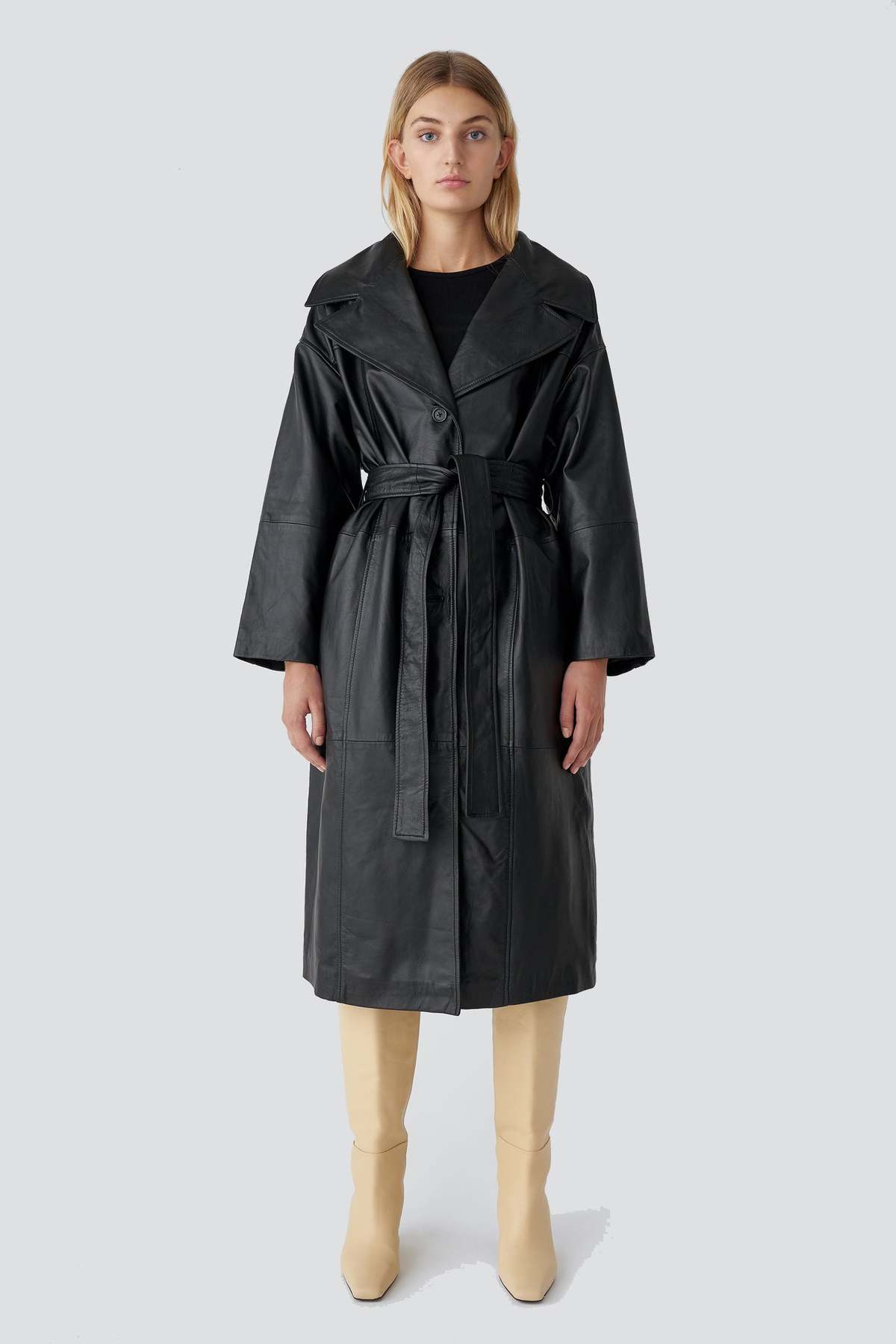 DEADWOOD Leather Olga Coat - Image 7 of 10