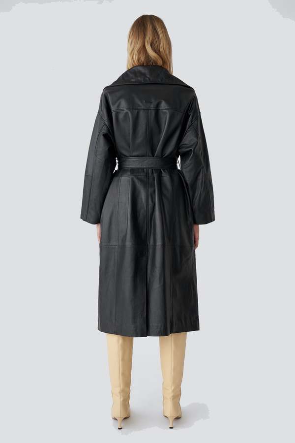 DEADWOOD Leather Olga Coat