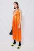 Assembly Satin Trapeze Dress - Mandarin  - Thumbnail 2