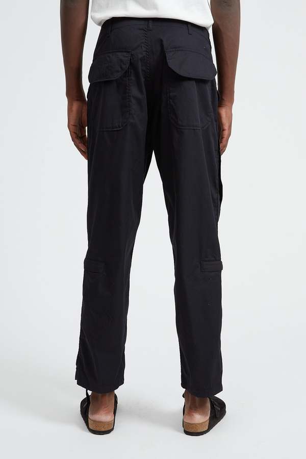 Engineered Garments High Count Twill Aircrew Pant - Black | Garmentory