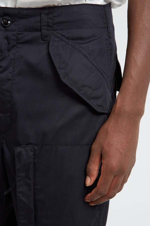Engineered Garments High Count Twill Aircrew Pant - Black | Garmentory