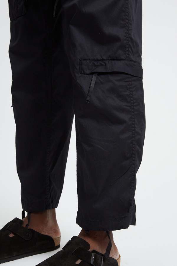 Engineered Garments High Count Twill Aircrew Pant - Black | Garmentory