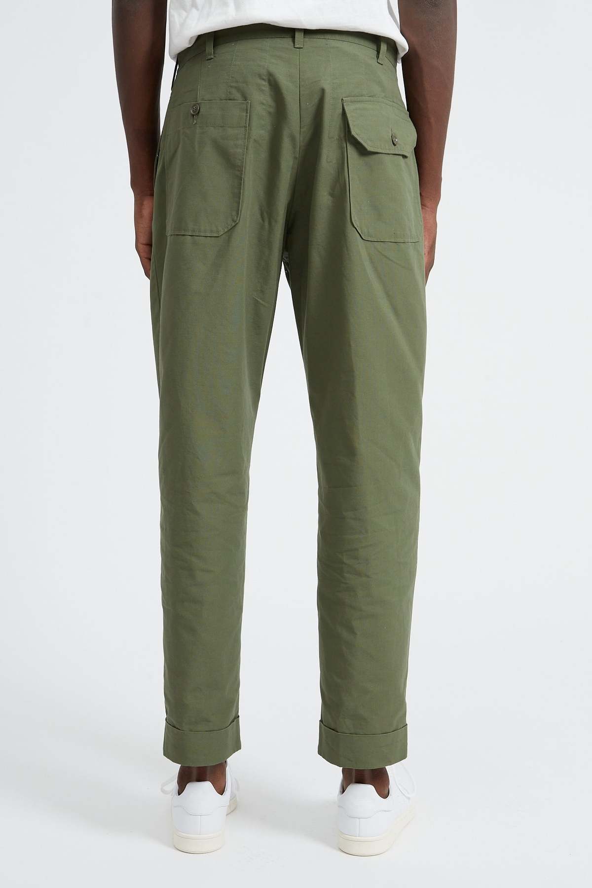 ENGINEERED GARMENTS MattPant オリーブ34サテン Engineered Garments Carlyle Cotton Ripstop Pant - Olive | Garmentory