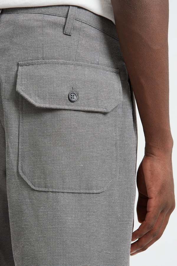 Engineered Garments Carlyle CP Waffle Pant - Grey
