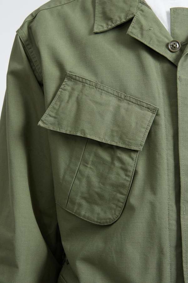 Jungle Fatigue Jacket Cotton Ripstop - Olive | Garmentory