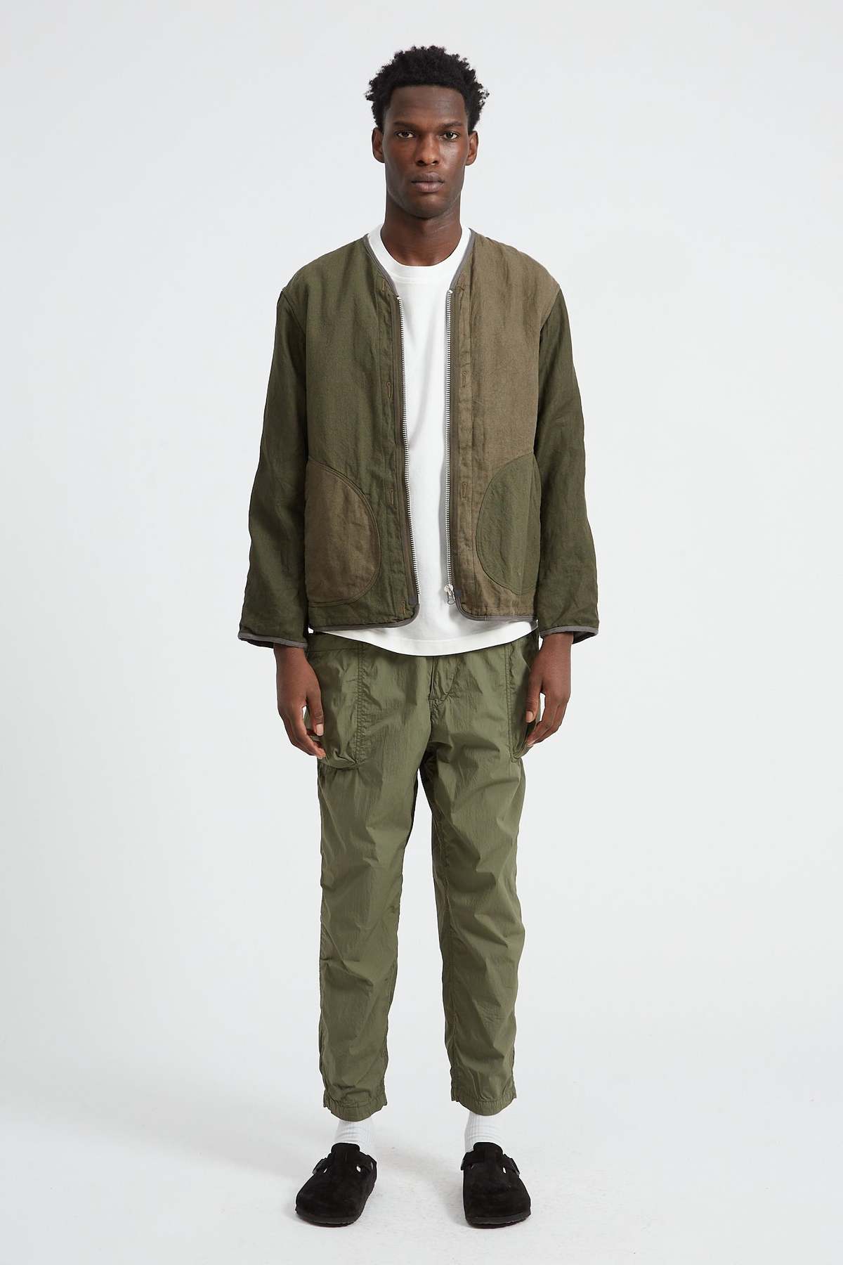 Sage de Cret Patchwork Liner Type Linen Cotton jacket