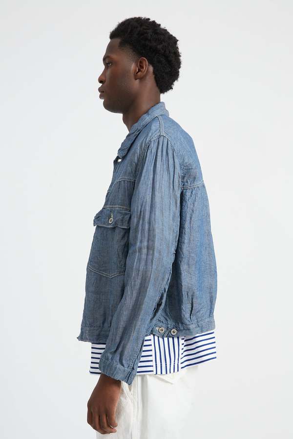 Sage de Cret Short 6.5oz Linen Denim 