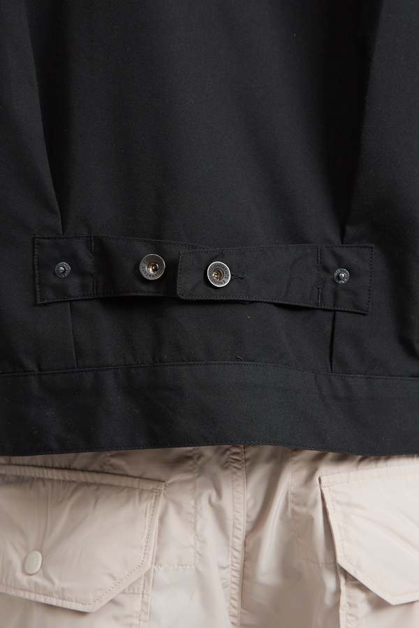 Engineered Garments PC Poplin Trucker Jacket - Black | Garmentory