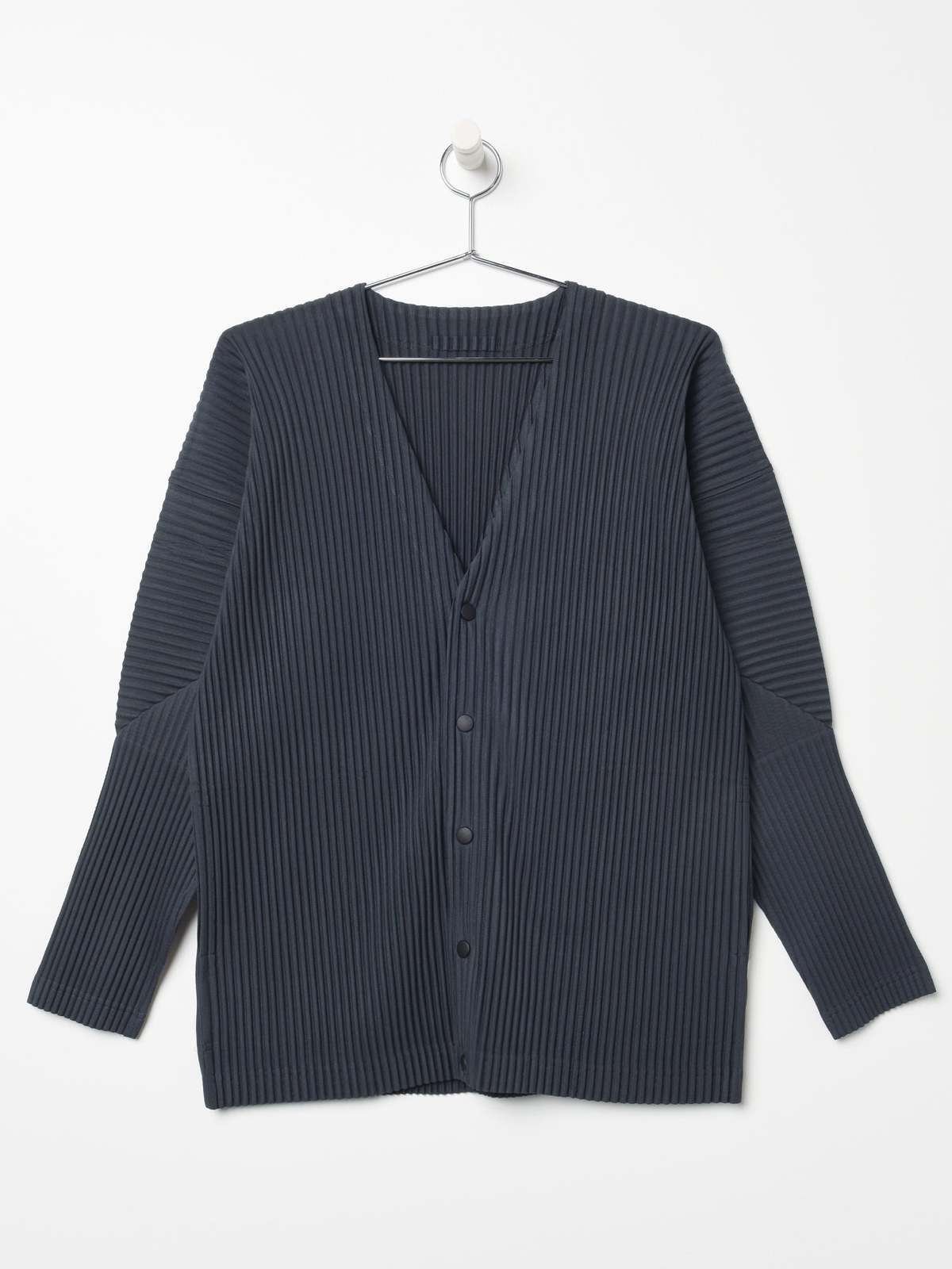 Homme Plisse Issey Miyake Color Pleats Cardigan - Gunmetal Gray