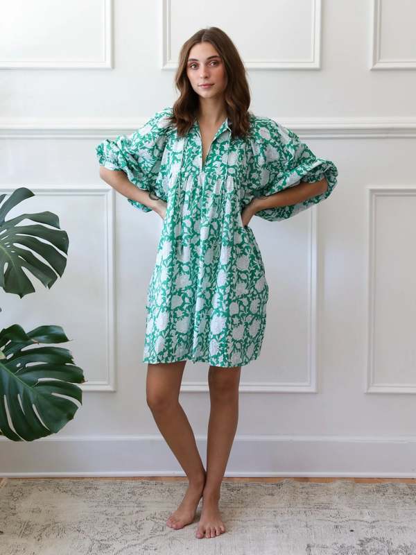 Mille Daisy Dress - Green Zinnia | Garmentory