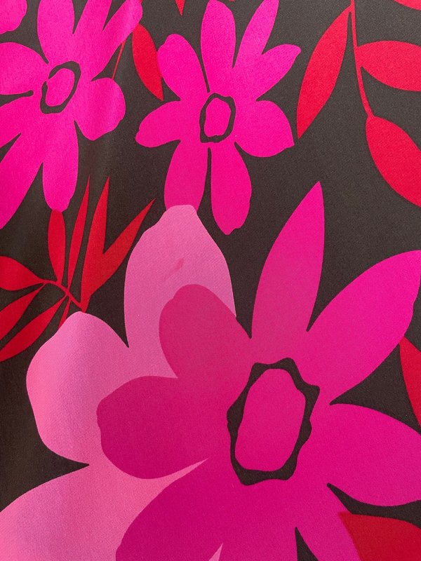 giant flower slip dress - multi