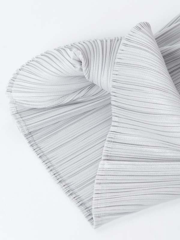 Pleats Please by Issey Miyake MIST BASICS CREWNECK top - LIGHT