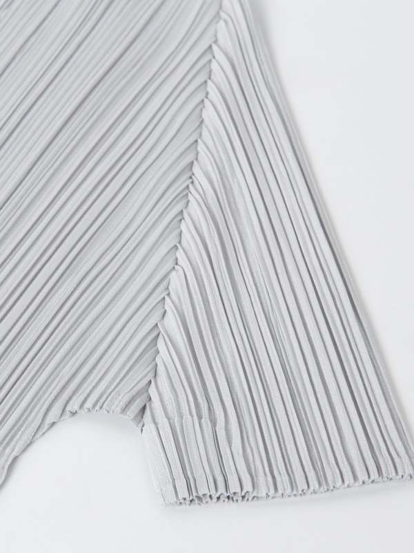 Pleats Please by Issey Miyake MIST BASICS CREWNECK top - LIGHT