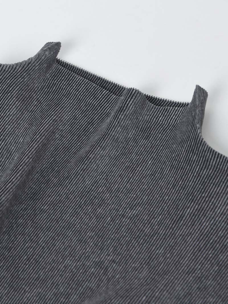 Pleats Please by Issey Miyake MIST BASICS SHIRT - LIGHT GRAY