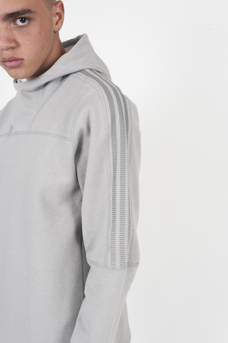 Adidas x Wings + Horns Bonded Linen Hoodie Solid Grey