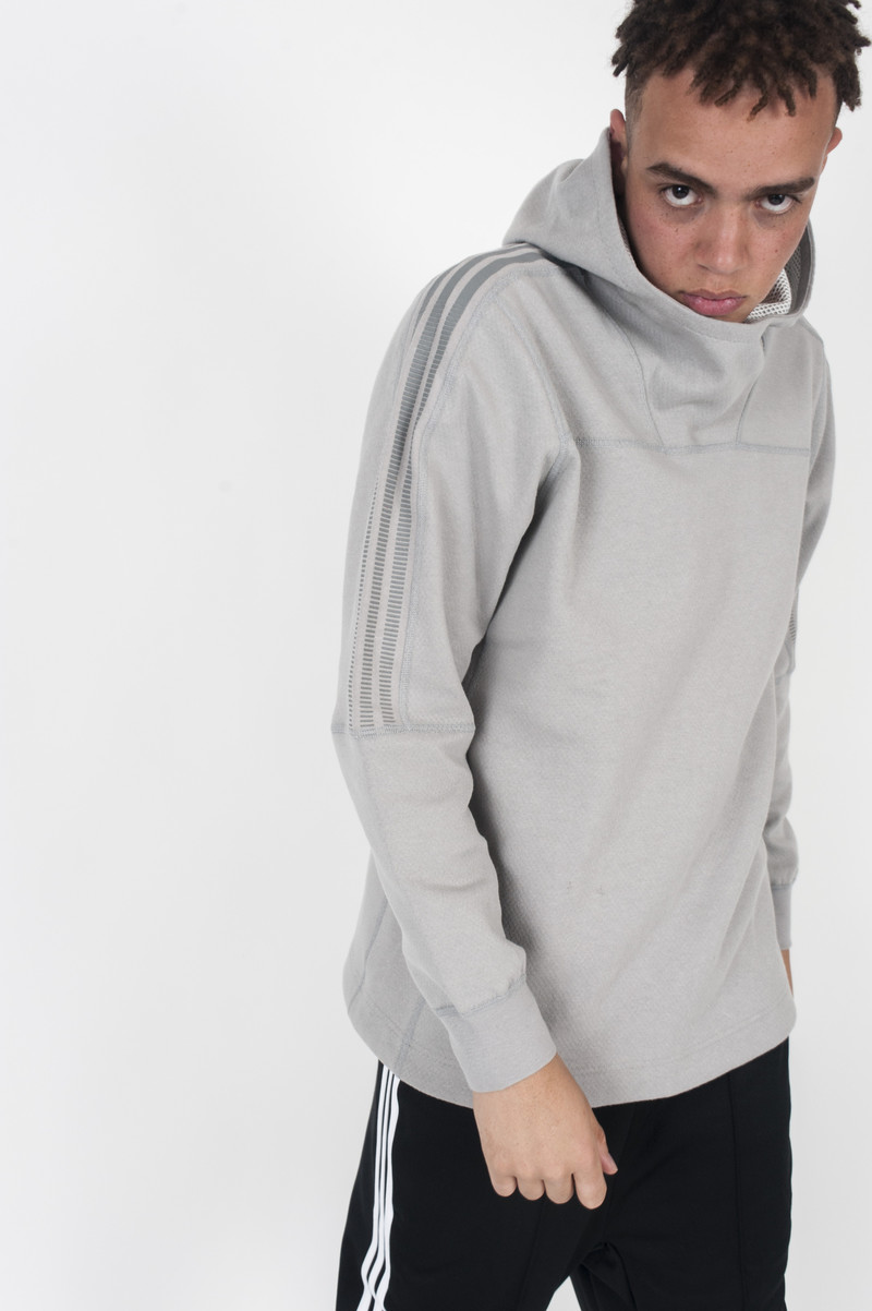 Adidas x Wings + Horns Bonded Linen Hoodie Solid Grey