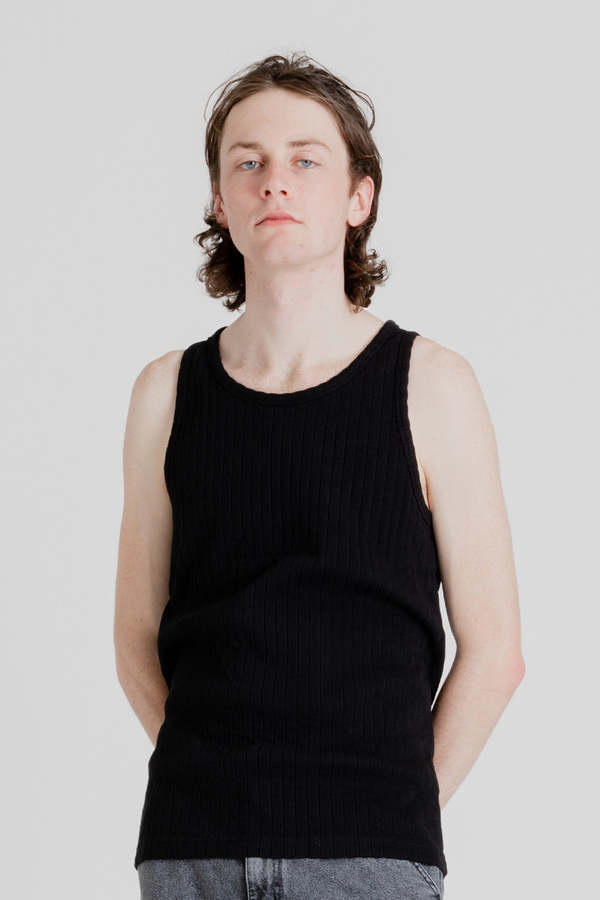 Schnayderman's Ribbed Tank - Black