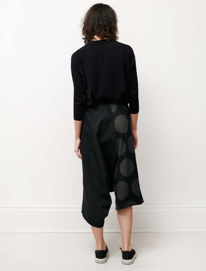 Y's by Yohji Yamamoto Big Dot Sarouel Pants - black | Garmentory