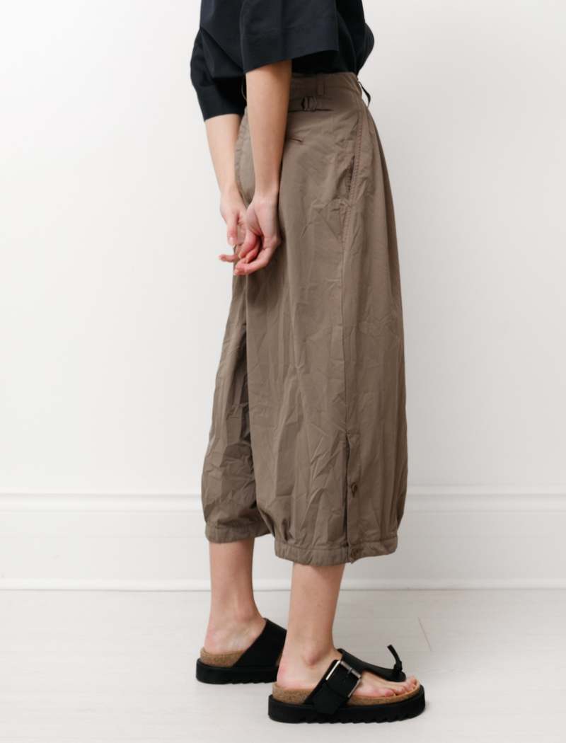 Y's by Yohji Yamamoto Gathered Hem Pants - Beige