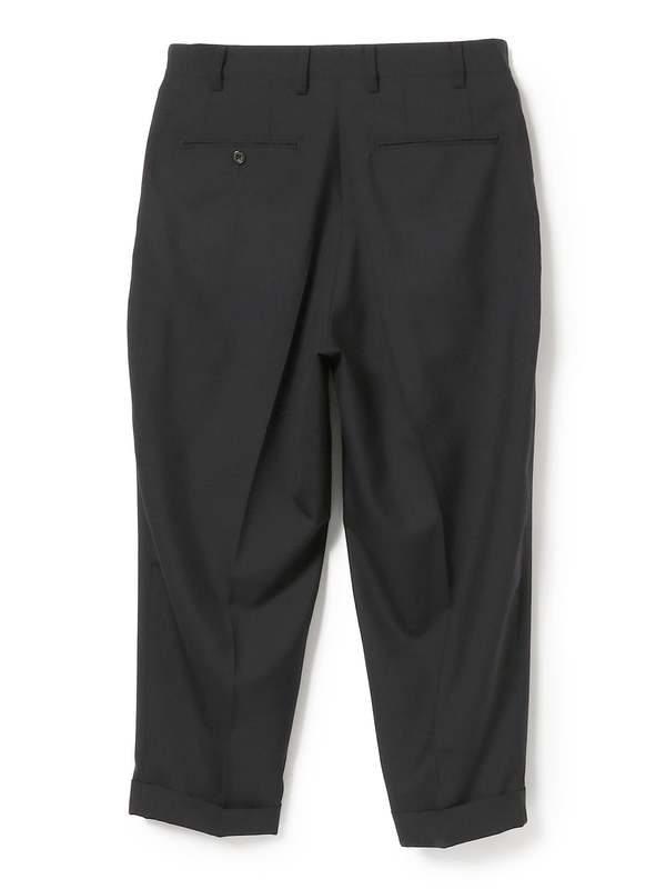 パンツ BEAMS PLUS 2Pleats Wool Tropical NAVY L Beams Plus 2Pleats Wool Tropical Dark Navy