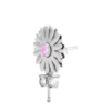 D'HEYGERE Daisy Stud — Pink/Silver - Thumbnail 3