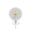 D'HEYGERE Daisy Stud - Yellow/Silver - Thumbnail 2