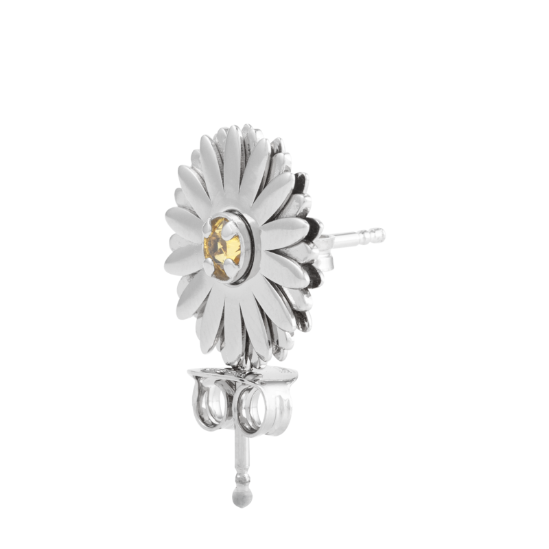 D'HEYGERE Daisy Stud - Yellow/Silver