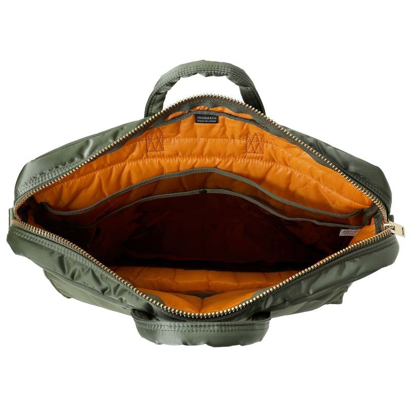Porter Yoshida Tanker 2way Briefcase - Sage Green