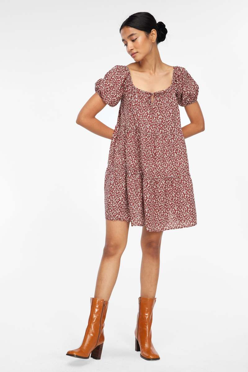 Lacausa Playa Mini Dress - Cocoa Magic Mushroom