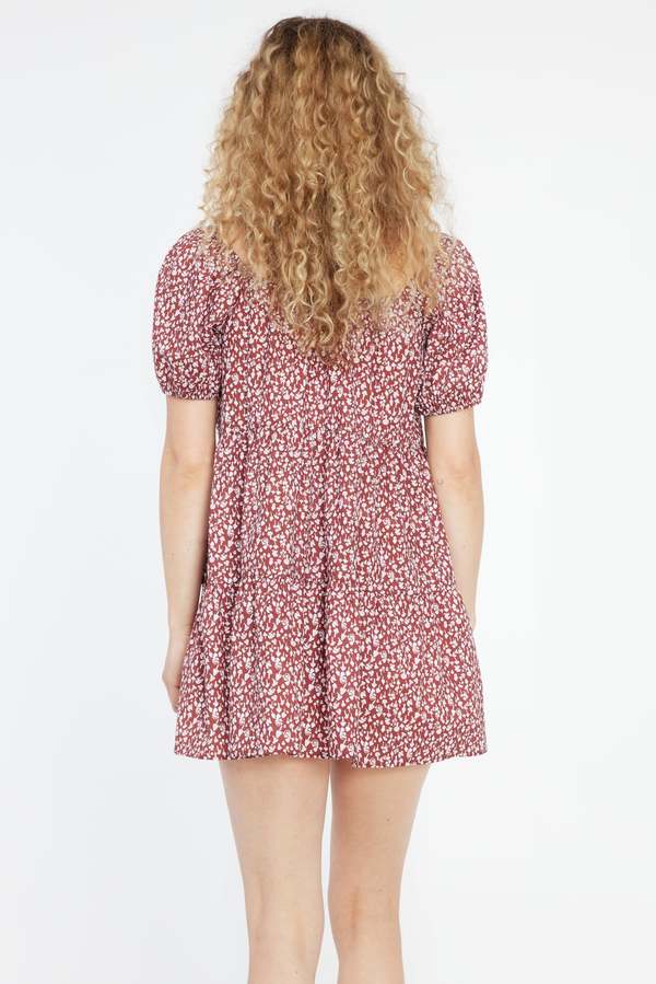 Lacausa Playa Mini Dress - Cocoa Magic Mushroom